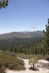 林山山脉旅行土地风景首脑山峰荒野巅峰高山蓝色小路图片