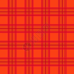 红织布背景材料条纹织物格子红色纱线编织插图图片