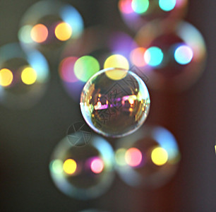 圆泡泡镜子气泡背景图片