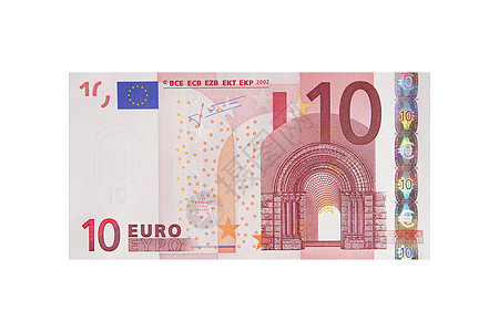 十欧元笔记货币宏观图片