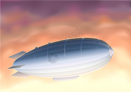 航空飞机空气坡度气球运输航班插图天空热气橙子飞艇图片