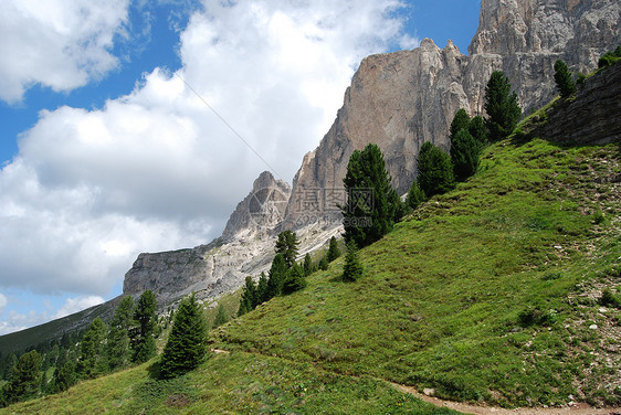 山区地貌地块登山高度蓝色晴天生态反射顶峰风景旅游图片