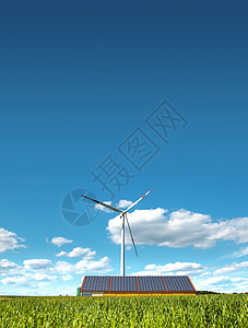 风力磨风机技术蓝色生产发电机机器生态环境风车活力晴天图片