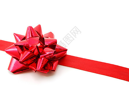 带丝带的圣诞礼物周年购物包装纸庆典感恩白色惊喜盒子礼物纪念日图片
