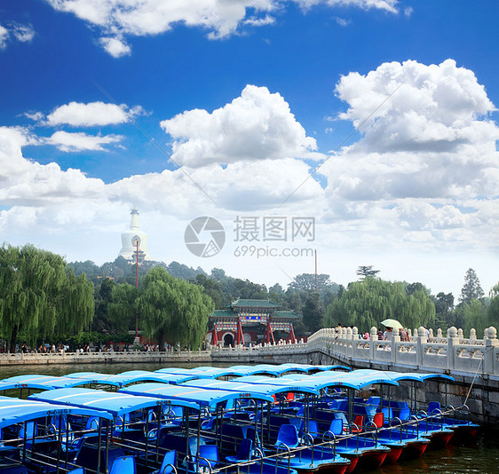 北京紫禁城附近的Beihai公园狮子公园吸引力居民多样性地标寺庙皇帝城市首都图片