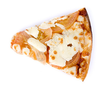 披萨切片馅饼传统蔬菜美食垃圾饮食食物小吃浇头三角形图片