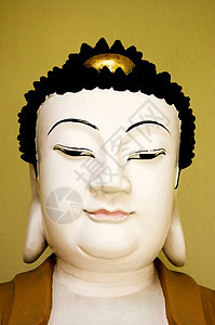 buddha 脸上帝偶像雕塑祷告石头雕像宗教岩石传统哲学图片