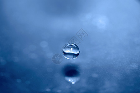 滴水气泡宏观生态水滴自然背景图片