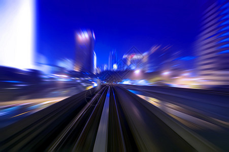 城市夜间交通过境赛车驾驶车道运动建筑旅行速度路灯景观图片