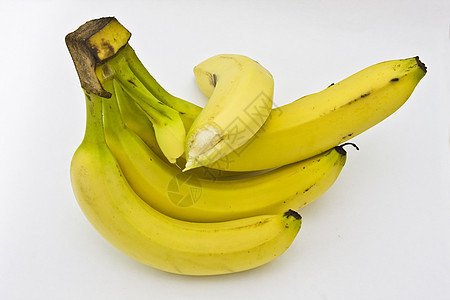 香蕉营养水果小吃食物维生素圣代黄色季节性车前草热带图片