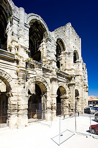 法国普罗旺斯Arles 罗马安菲剧院景点废墟世界建筑学旅行遗迹拱门地标建筑物城市图片