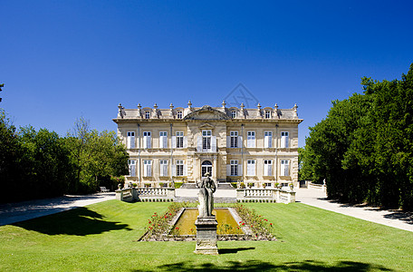 法国普罗旺斯Barbentane宫殿建筑学外观城堡世界位置建筑建筑物部门景点历史性图片