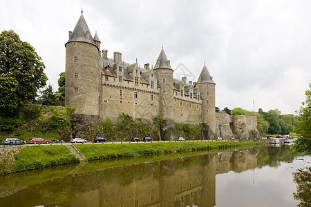 法国布列塔尼Josselin城堡建筑城堡建筑物历史性堡垒要塞纪念碑建筑学历史外观图片