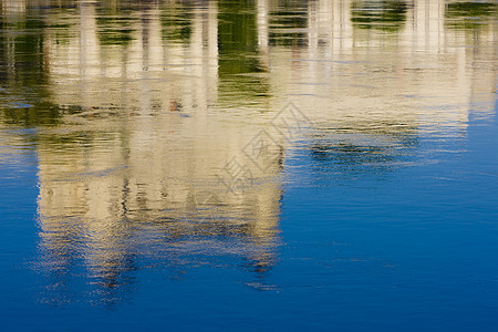 在卢瓦尔河 沙穆尔堡 拉乌瓦的帕斯德罗瓦中旅行外观宫殿世界反射位置反思河流景点镜像图片