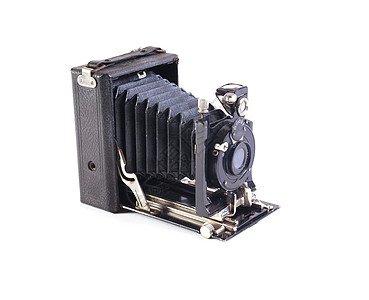 旧板式照相机风箱古董仪器摄影镜片照片白色相机摄影师艺术背景图片
