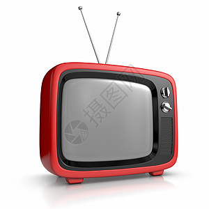 Retro TV 转发电视信息复兴红色媒体复古广播技术图片