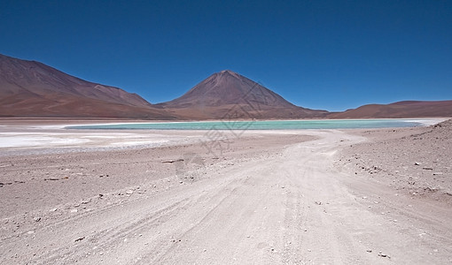 玻利维亚的拉古纳佛得角天空观光干旱旅行拉丁破坏山脉沙漠蓝色国家图片