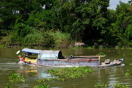 泰国装船河船图片