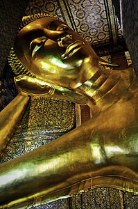 仰立着佛祖宗教青铜身体地标神社佛教徒文化雕塑历史性上帝图片