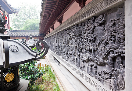 中国苏州汉尚西寺佛教徒寺庙宝塔宗教建筑物精神雕塑雕刻图片