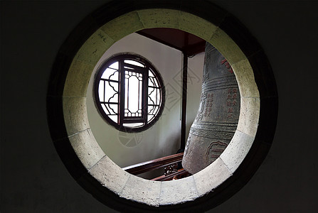 中国苏州汉尚西寺宝塔雕塑佛教徒精神雕刻框架建筑物宗教寺庙窗户图片