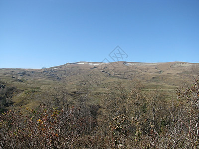 山剪影腊果纳基高原天空文件背景草甸山丘剪影全景植被山脉冰川背景