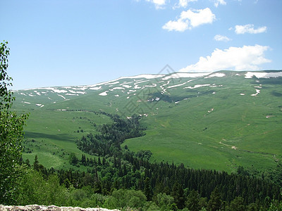 阿尔卑斯山草原旅行风景高山天空冰川距离草甸山丘路线旅游图片