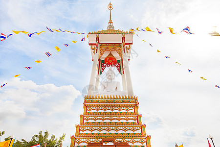 佛祖 泰国寺庙Yansittaram的白佛图片