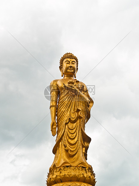 佛精神神性沉思雕塑纪念碑上帝眼睛佛教徒文化雕像图片