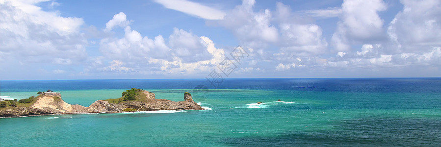 圣卢西亚岩石天堂热带海岸海岸线破坏云景假期蓝色旅行图片