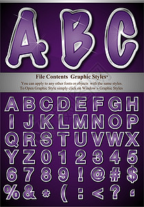图形样式字母坡度手工广告压花紫色彩虹公司收藏新闻报纸图片