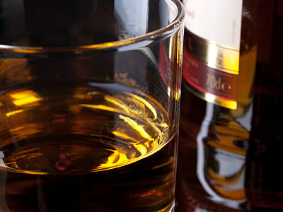 威士忌和酒瓶背景图片