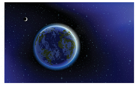 蓝色大理石 行星地球图片
