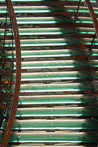上栏杆工作绿色建筑玻璃扶手楼梯工业楼梯间安全玻璃图片