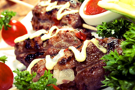 金针菇炒肉炒肉盘子沙拉晚餐烹饪餐厅香菜肉汁羊肉烧烤牛扒背景
