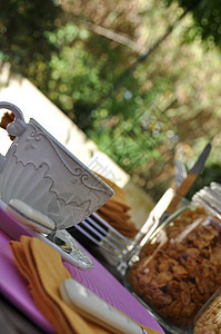 茶传统午餐沙漠谷物盘子烹饪桌子图片