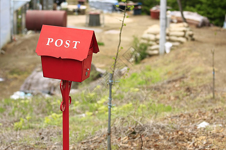 邮政农场核心绿色邮件红色邮箱房子图片