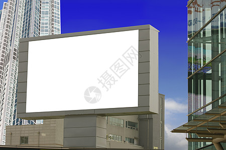 城市广告牌交通办公室公寓白色广告帆布建筑空白建筑学图片