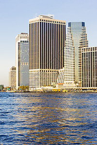 美国纽约市曼哈顿地标旅行风光世界城市建筑学河流外观建筑位置图片