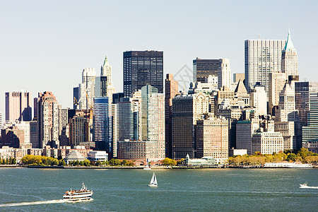 美国纽约市曼哈顿外观建筑物风光景观市政建筑学旅行摩天大楼世界地标图片