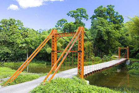 特立尼达邦河流世界位置外观地标热带建筑学旅行桥梁建筑物图片