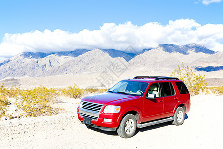 美国加利福尼亚州死亡谷路外公路外观沙漠运输旅行交通汽车位置车辆越野交通工具图片