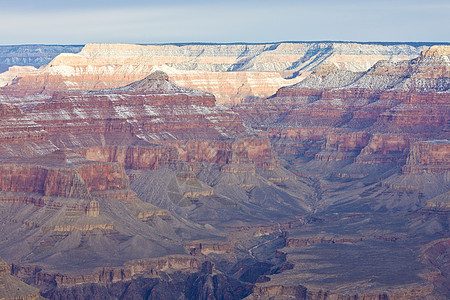 美国亚利桑那州大峡谷国家公园世界遗产风景旅行岩石地质外观峡谷地质学构造世界图片