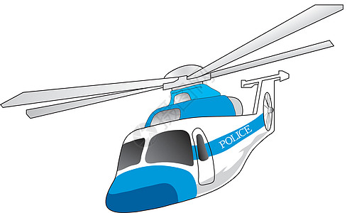 直升机飞行飞机白色插图航空绘画背景图片