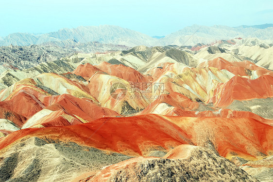 风蚀土形地质学地质爬坡旅行岩石地貌红色图片