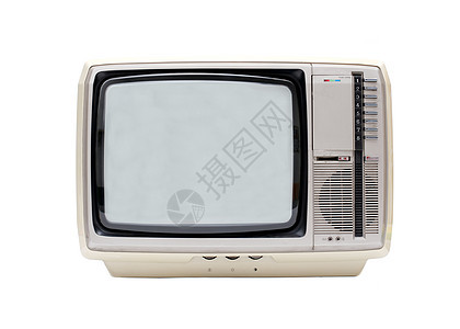 电视阴极技术器具娱乐古董天线电子产品白色播送程序图片