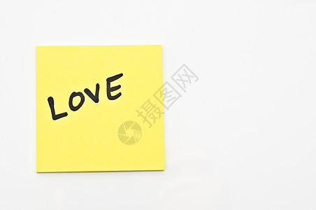 黄方纸 上面写着爱图片