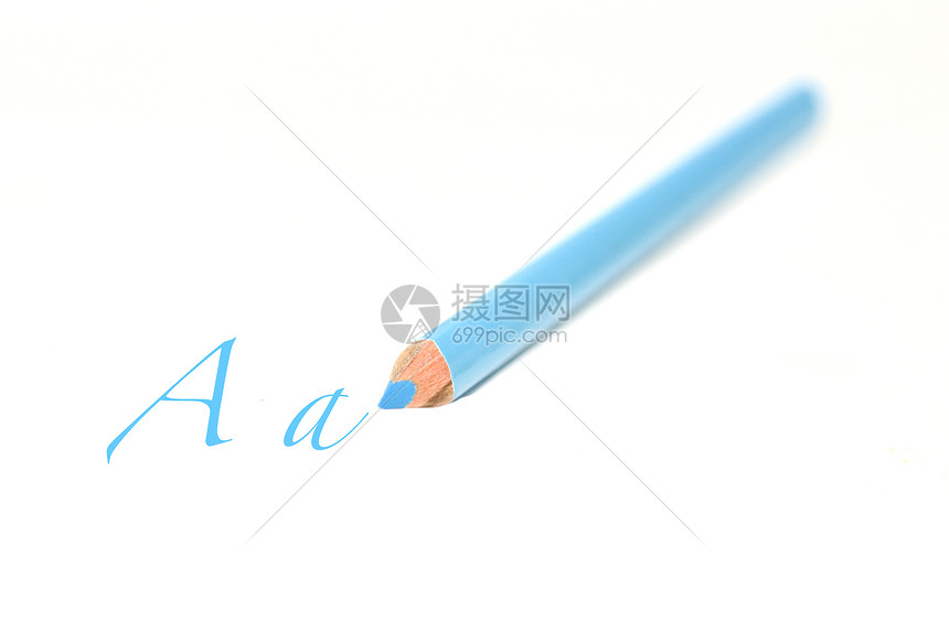 铅笔草图班级字母绘画插图学习拼写教学字体说明图片