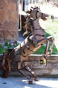 金属马雕塑  Ruidoso 新墨西哥州图片