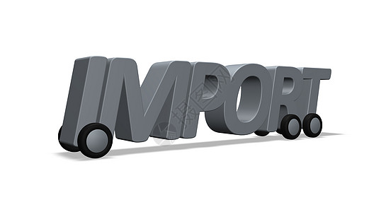 进口邮政销售交通卡车商业标签全球贸易国际物品背景图片